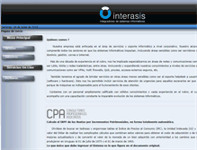 Tablet Screenshot of interasis.com